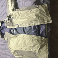Light Green North Face Jacket 