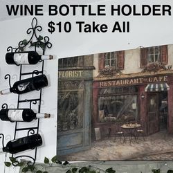 Bottle Rack Wall Hanging Decor