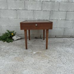Midcentury Side End Table Or Nightstand