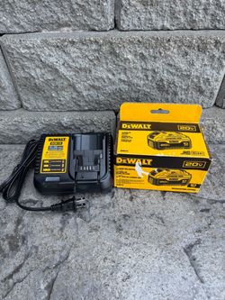 DEWALT 20V MAX Lithium-Ion 10.0Ah Battery $269 plus tax at Home Depot never been used  plus charger include