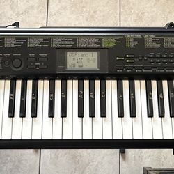 Casio CTK-1100 Electric Digital Keyboard 61 Key Piano Organ With Power Cable & Stand