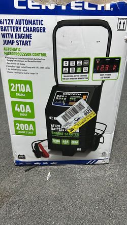 Battery charger with jump start