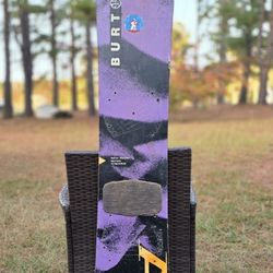 Vintage Burton Air Snowboard – mindGOflip Edition – 160cm Purple/Black – Rare Retro Classic