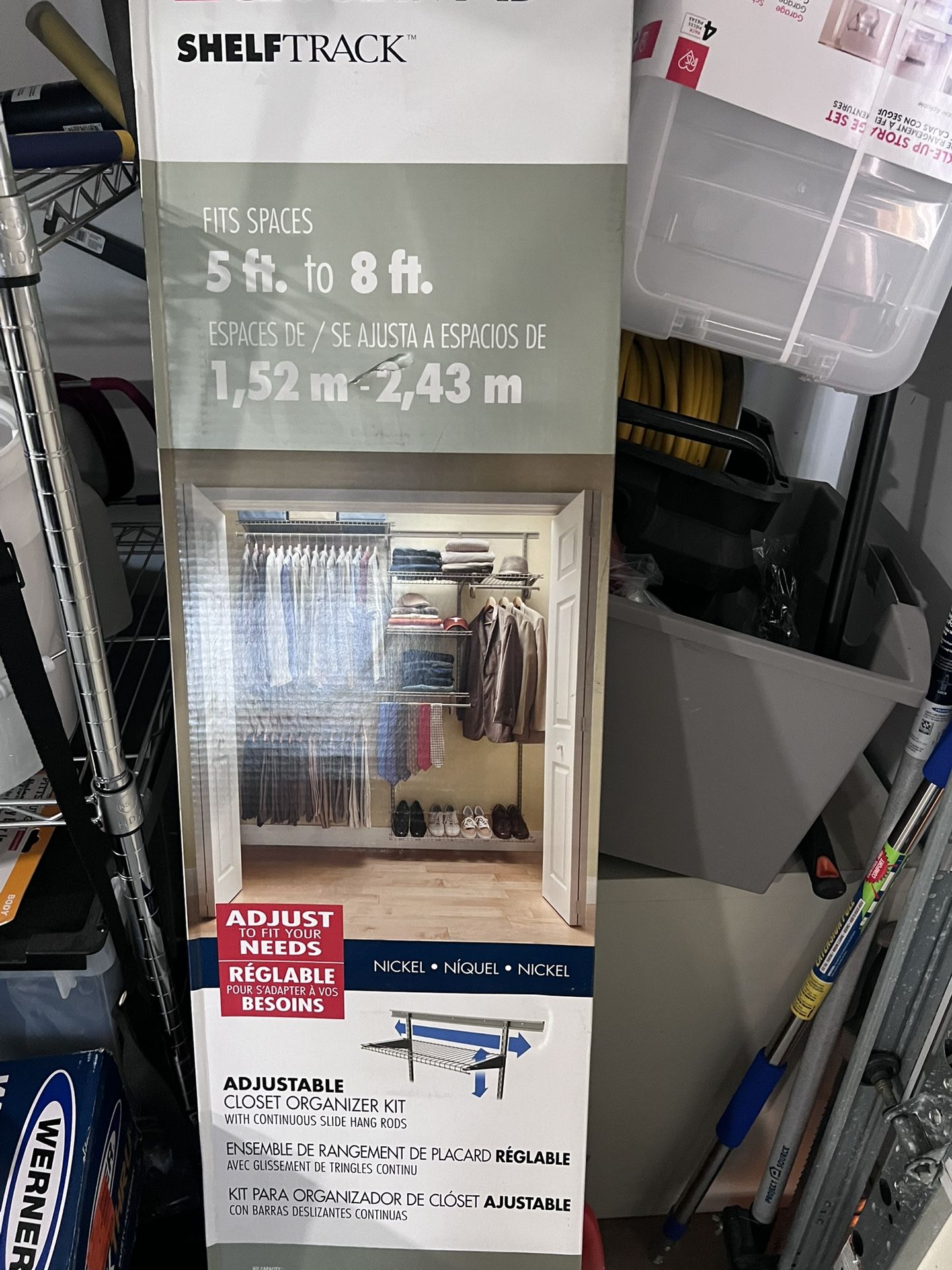 Closet Organizer 5ft - 8ft Closets