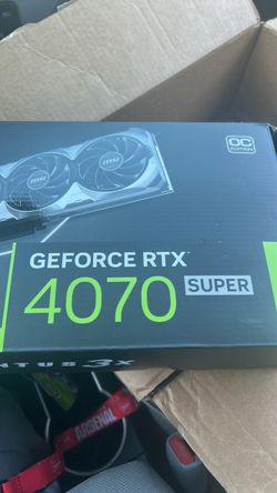 MSI NVIDIA 4070 Super Graphics Card GPU
