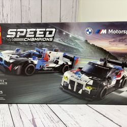 LEGO Speed Champions BMW M4 GT3 & BMW M Hybrid V8 Race Cars, BMW Toy Car Toy Birthday Gift Ideas
