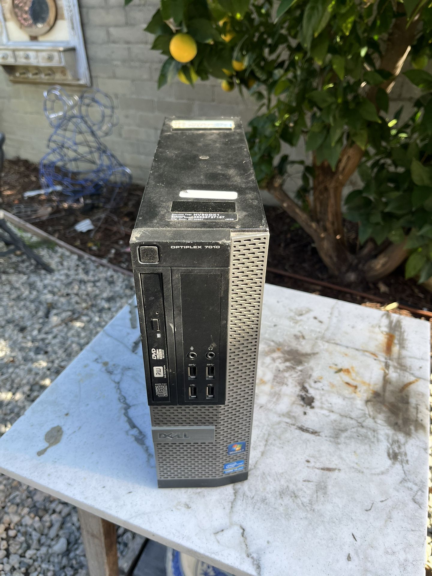 Dell Optiplex 7010 Eye core five window 10 fresh install tower only