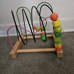 Wooden Bead Roller Kids Toy