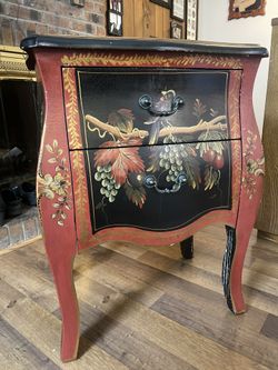 Table. Hand Painted