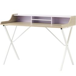 Christopher Knight Home Aalto Computer Desk, Oak / White Melamine