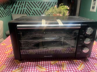 PowerXL Air Fryer Grill Plus. Toaster Oven. Black. 1500 Watts