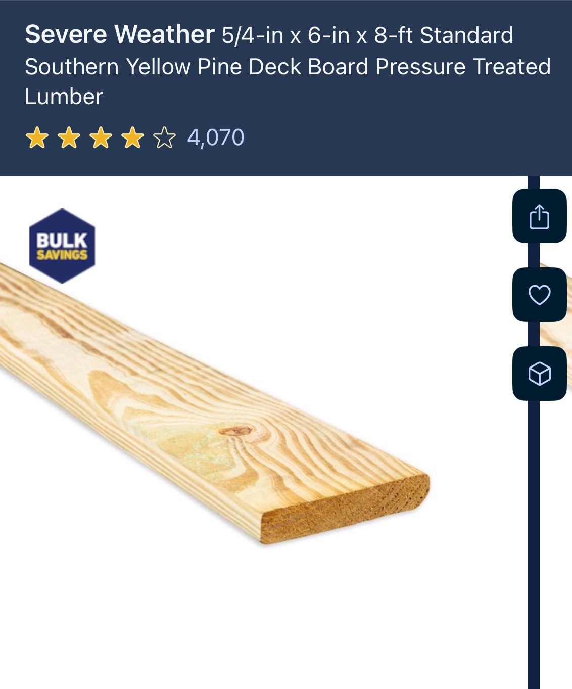 Bundle Of Pressure Treated Deck Boards, Posts, Stringers, Etc.
