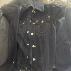 TRUE RELIGION SIZE 34 Straight leg Xxl Jacket Matching Set