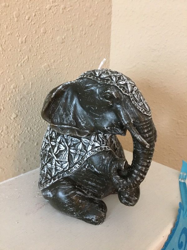 Elephant candle