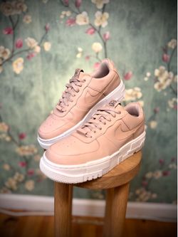 Nike Air Force 1 AF1 Pixel Beige Pink white Woman Size 9