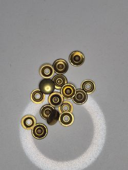 Lot of 10 Line 24 Gold Snap Cap & Socket Pairs 5/8" 1/4" Post Leather