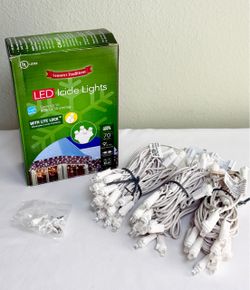 New! Box of LED Icicle Lights, Indoor/Outdoor