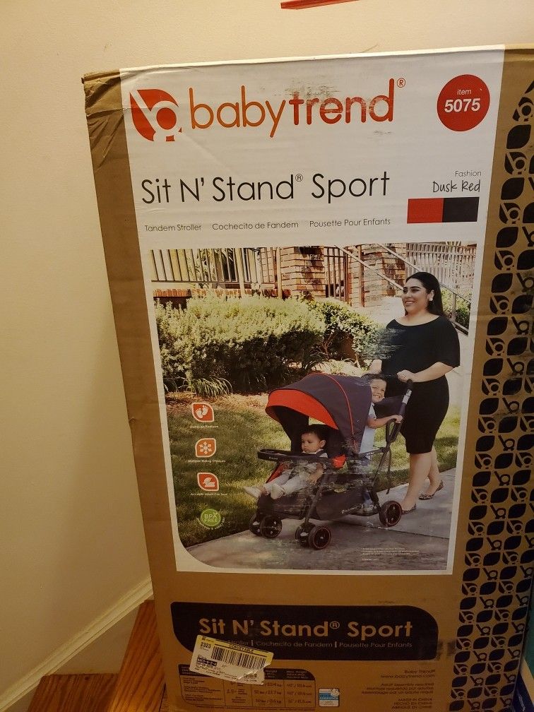 BabyTrend Sit N Stand Double Stroller