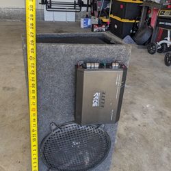 12 in Subwoofer with 1500 W Amp