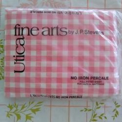 VINTAGE Sheets. Utica fine arts by J.P. Stevens. *BRAND NEW Designer Bed sheets. Bedding. FULL Size