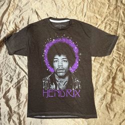 Jimmy Hendrix Ripple Junction Purple Haze Brown Graphic T-Shirt adult Size Small