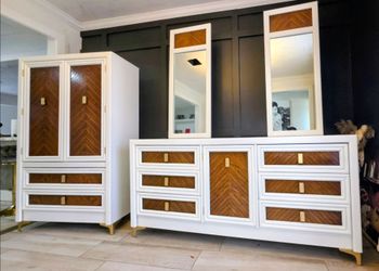 Vintage Bassett Bedroom Set – Professionally Refinished – 4 Pieces