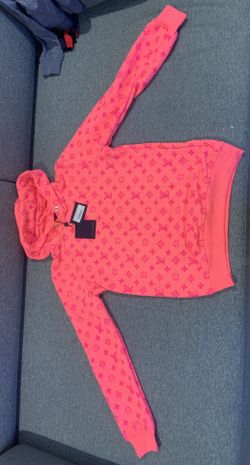LV Men Hoodie Pink Size Small