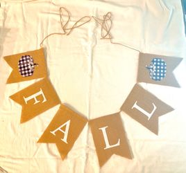 Fall Banner Garland Decoration