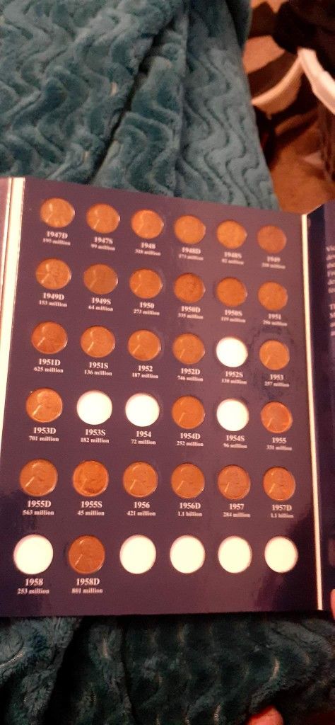 Lincoln Wheat Cents 1909-1958