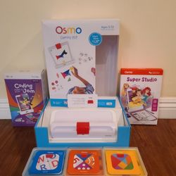 IN BOX LIKE NEW - OSMO GENIUS KIT + Coding Jam + Super Studio