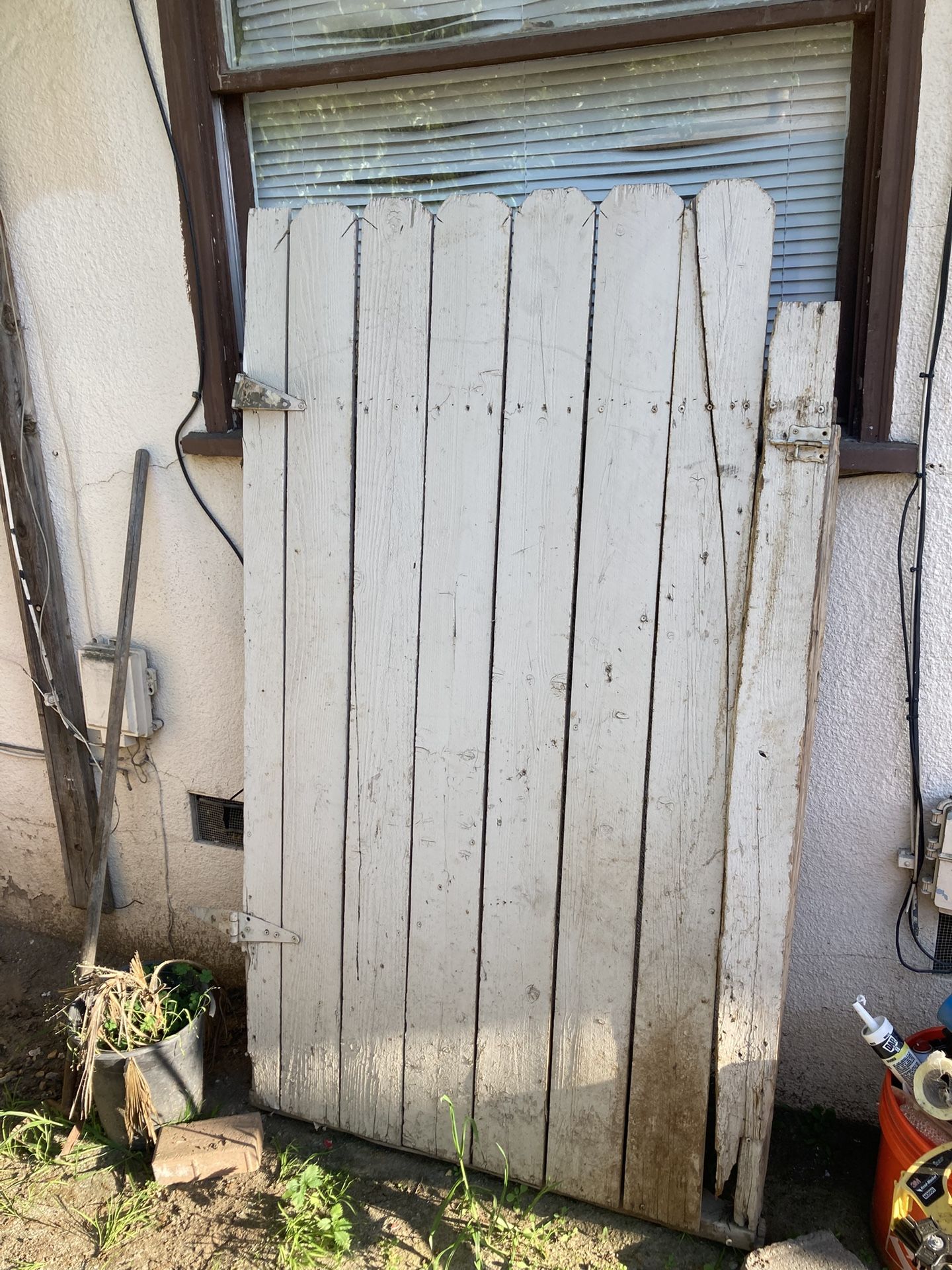 Fence panel gate wooden