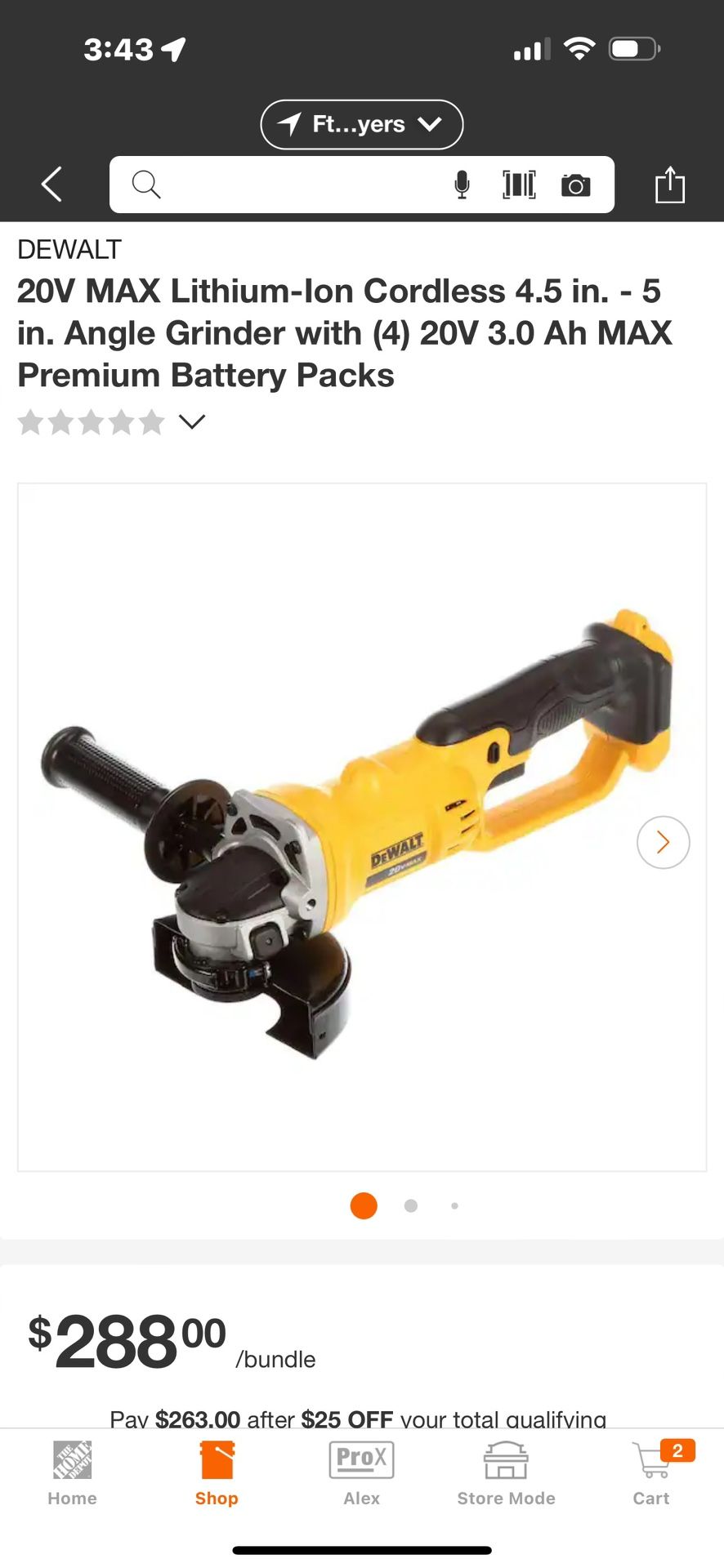 Dewalt Angle Grinder