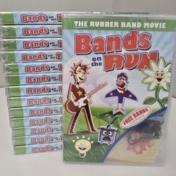 Bands on the Run: The Rubber Band Movie DVD 2011 WS With Free Bands NEW