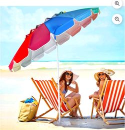 Beach umbrella portable
