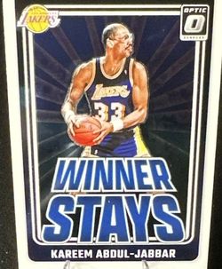 Panini 2024-25 Donruss Optic Winner Stays Kareem Abdul-Jabbar Lakers #14