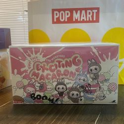 Pop Mart Labubu The Monsters Exciting Macaron Vinyl Face Sealed Case (6 Blind Boxes)