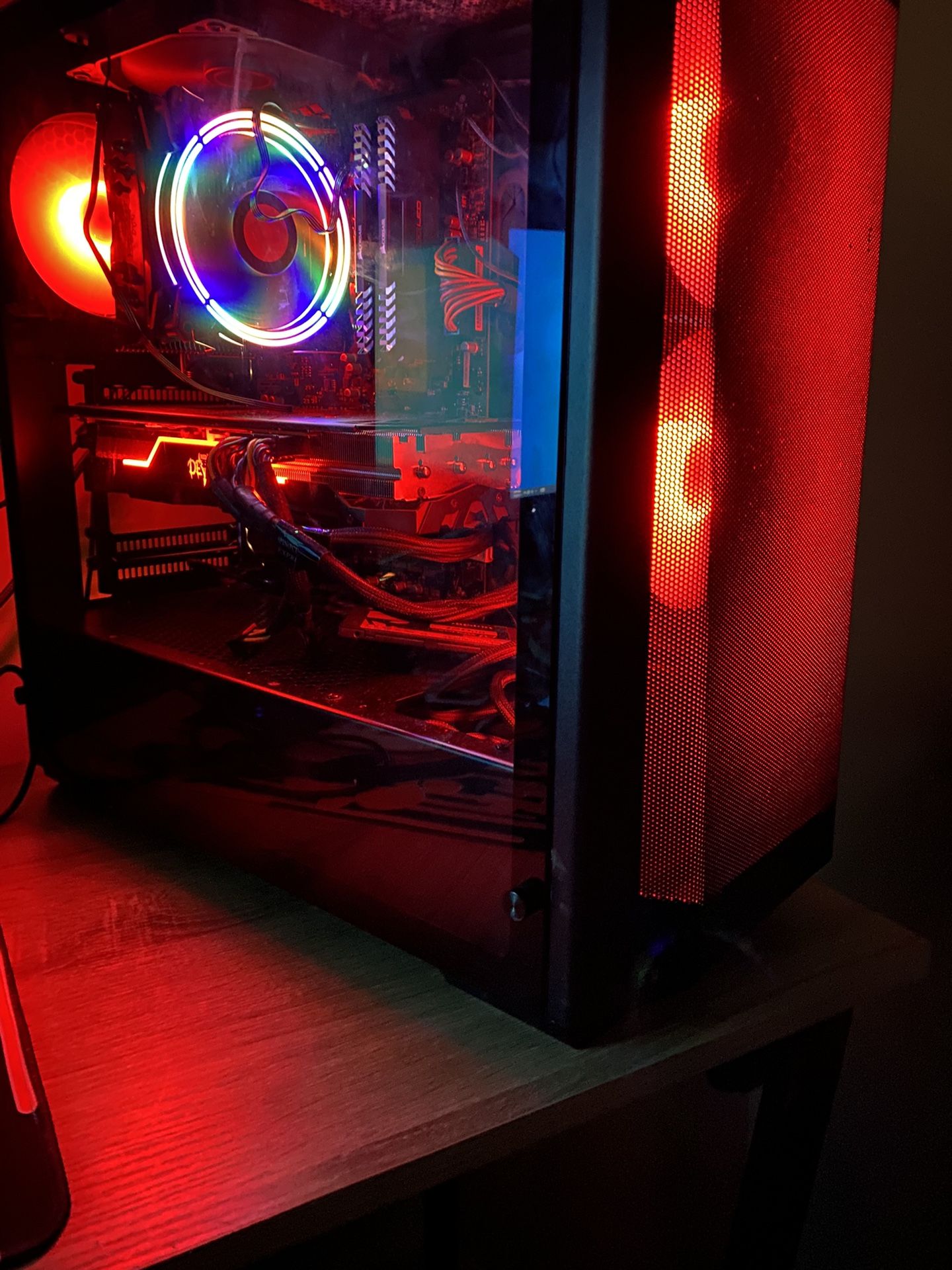 Gaming PC 6700 XT RED DEVIL (w Monitor)