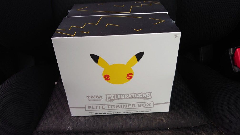 Pokemon Celebrations ETB Elite Trainer Boxes Multiple Available
