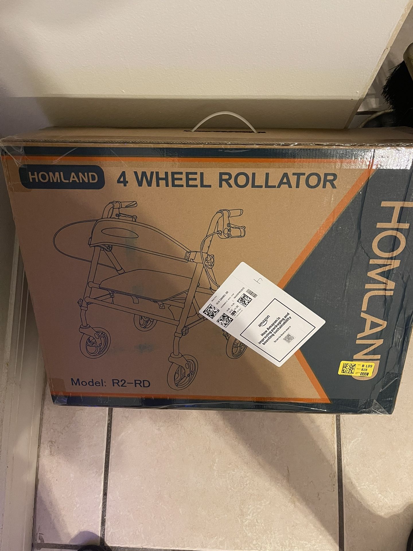 Home Land 4 Wheel Rollator