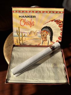 Vintage Novelty “Hanker Chiefs” handkerchief set 