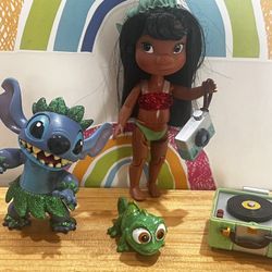 DISNEY LILO & STITCH ANIMATOR COLLECTOR DOLL PLAYSET- LILO IS NO CASE
