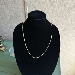 14k Solid Gold Rope Chain 