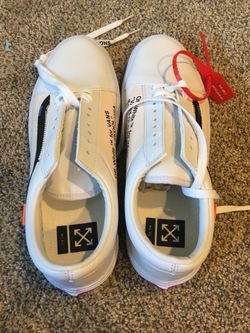 Off white vans store fake