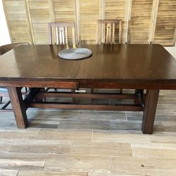 Dining Table- Solid Wood Extendable
