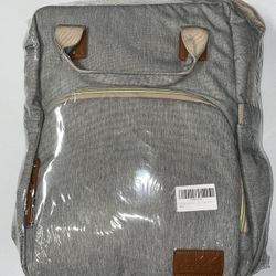 Water Proof Gray Baby Diaper Bag/Backpack