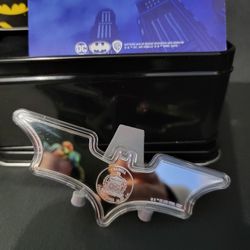 1oz Colorized Silver Batarang 