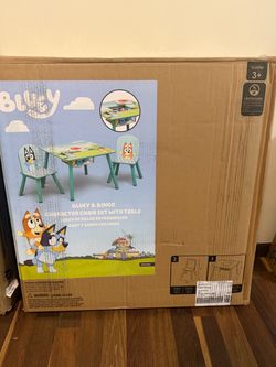 Bluey table & chairs set for kids