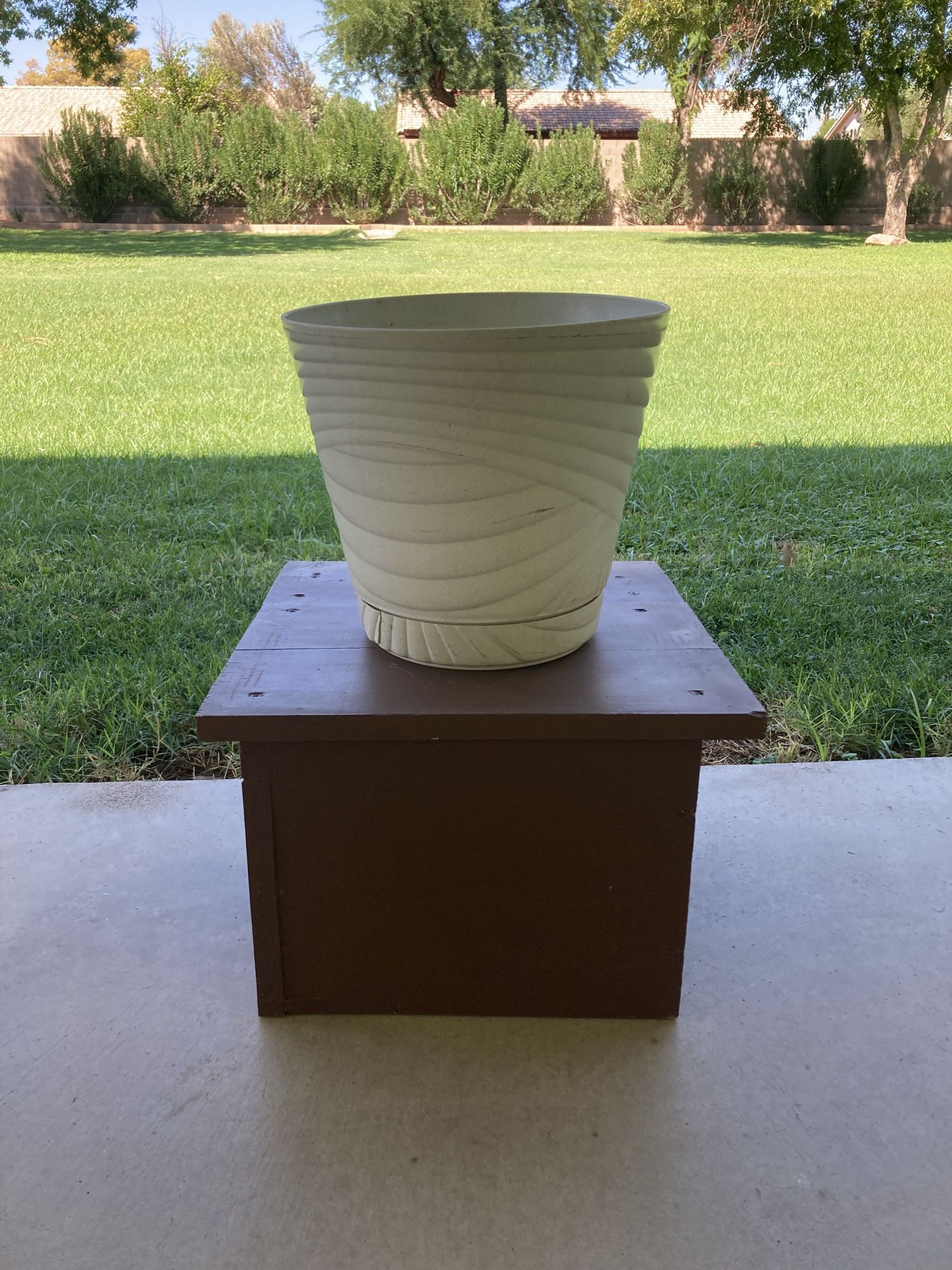 Plant Stand- Wood-$5