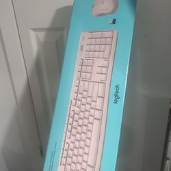 logitech pink wireless keyboard and mouse