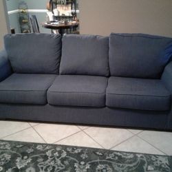 Blue Full Size Couch 